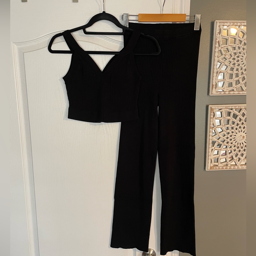 H&M Ribbed Knit Matching Set